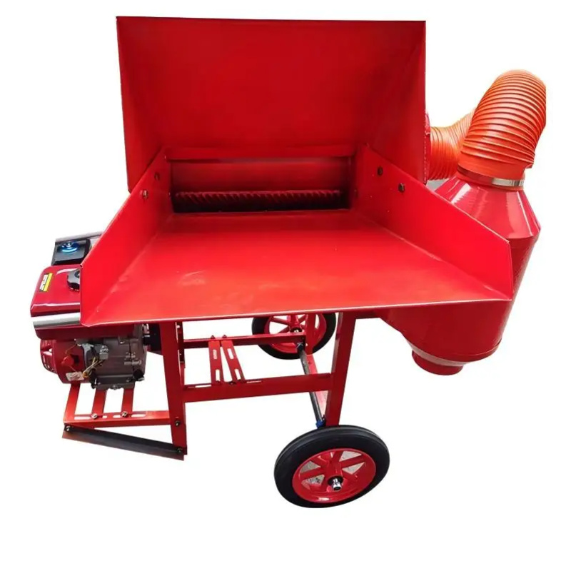 Rice Thresher Machine - Décortiqueuse portable pour riz, blé, haricots,