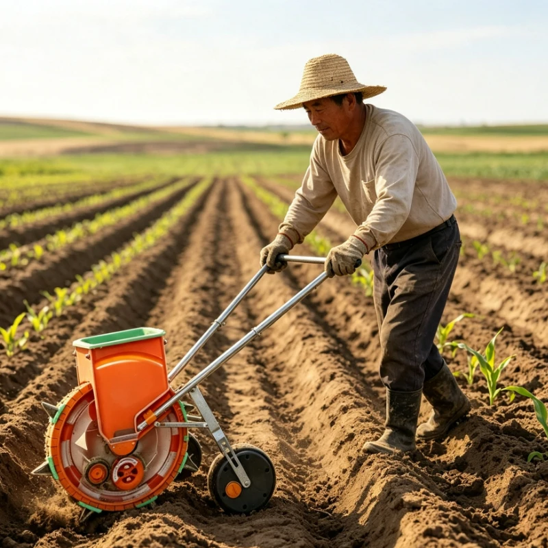 Semoir manuel à pousser, machi - Seed Planter avis et prix