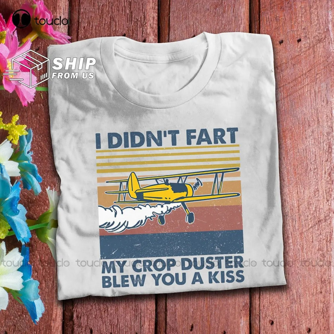 Avion agricole Crop Duster Vin - Agriculture Farming Cartoon avis et prix